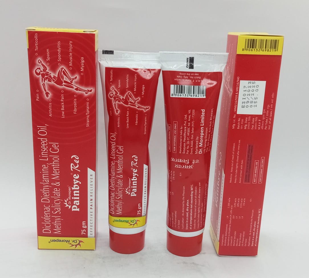 Diclofenac, Menthol & Combinations